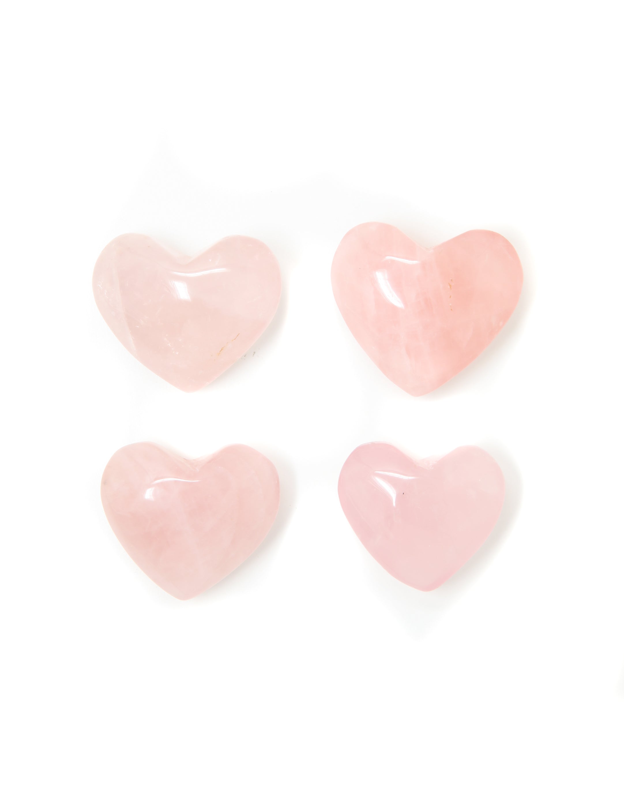 Rose Quartz Heart-Shaped Crystal Rose Quartz Heart-Shaped Crystal