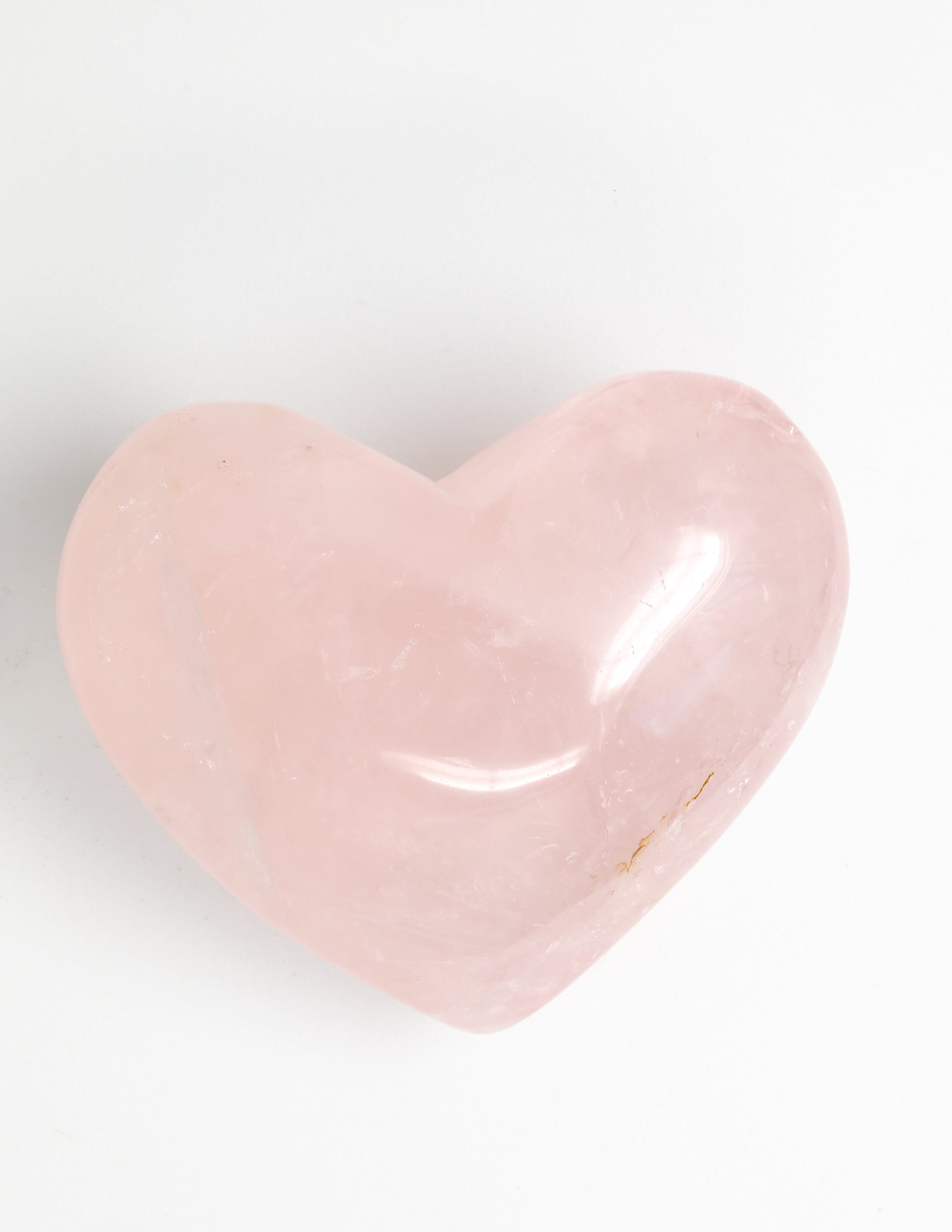 Rose Quartz Heart-Shaped Crystal Rose Quartz Heart-Shaped Crystal