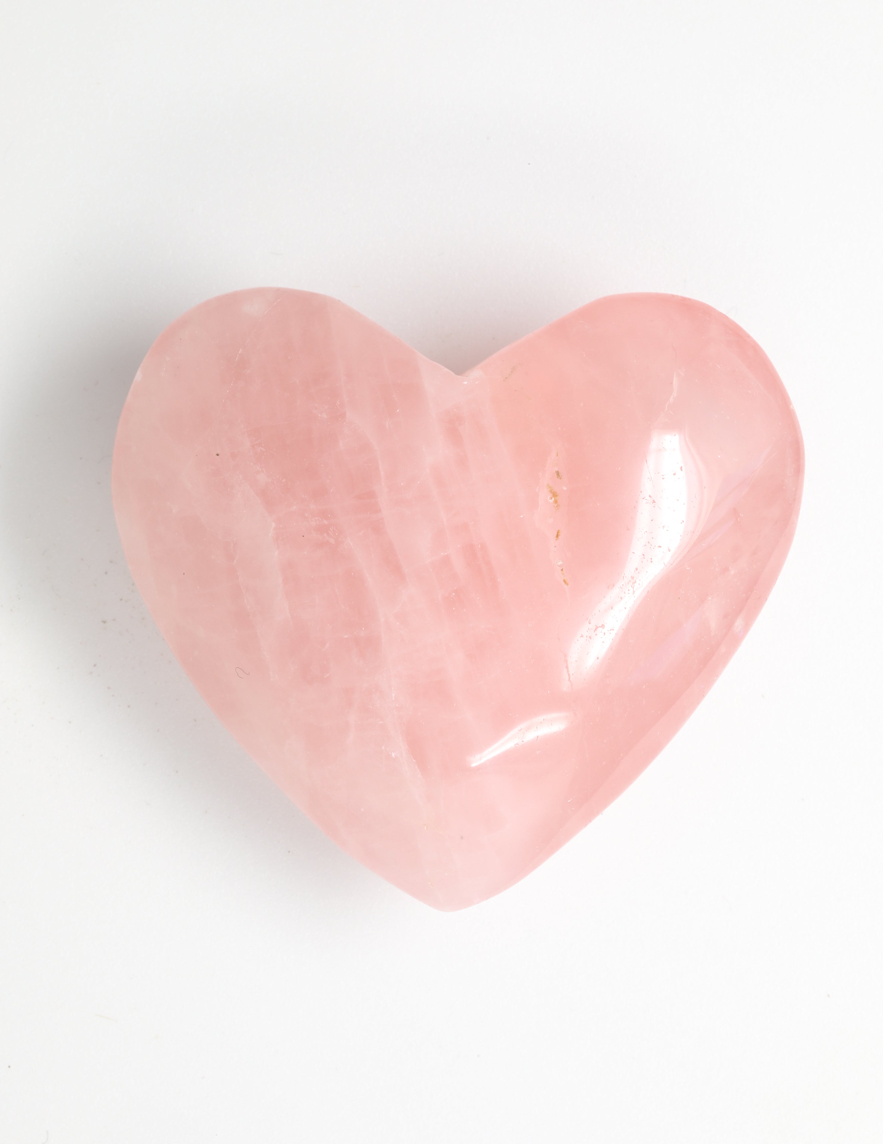 Rose Quartz Heart-Shaped Crystal Rose Quartz Heart-Shaped Crystal