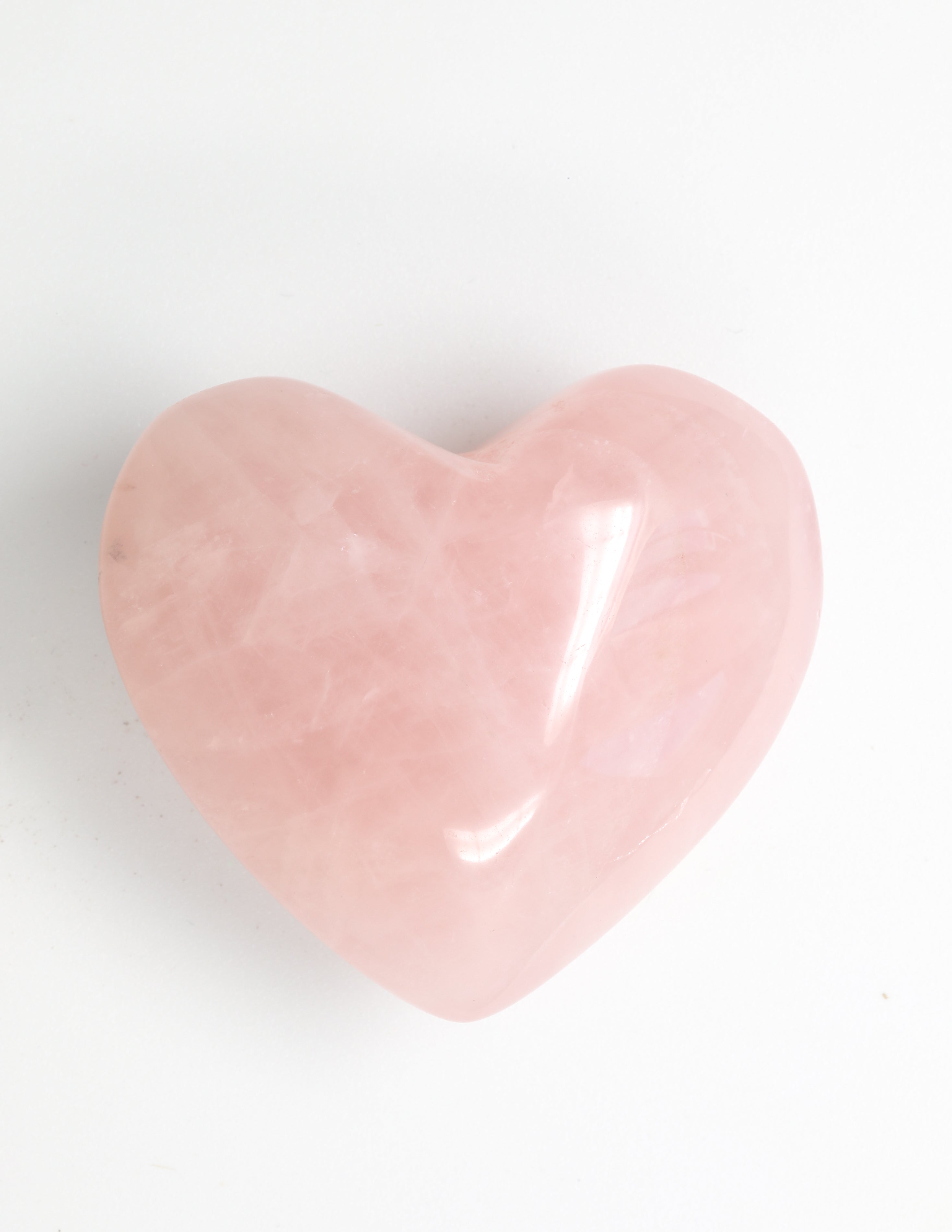 Rose Quartz Heart-Shaped Crystal Rose Quartz Heart-Shaped Crystal
