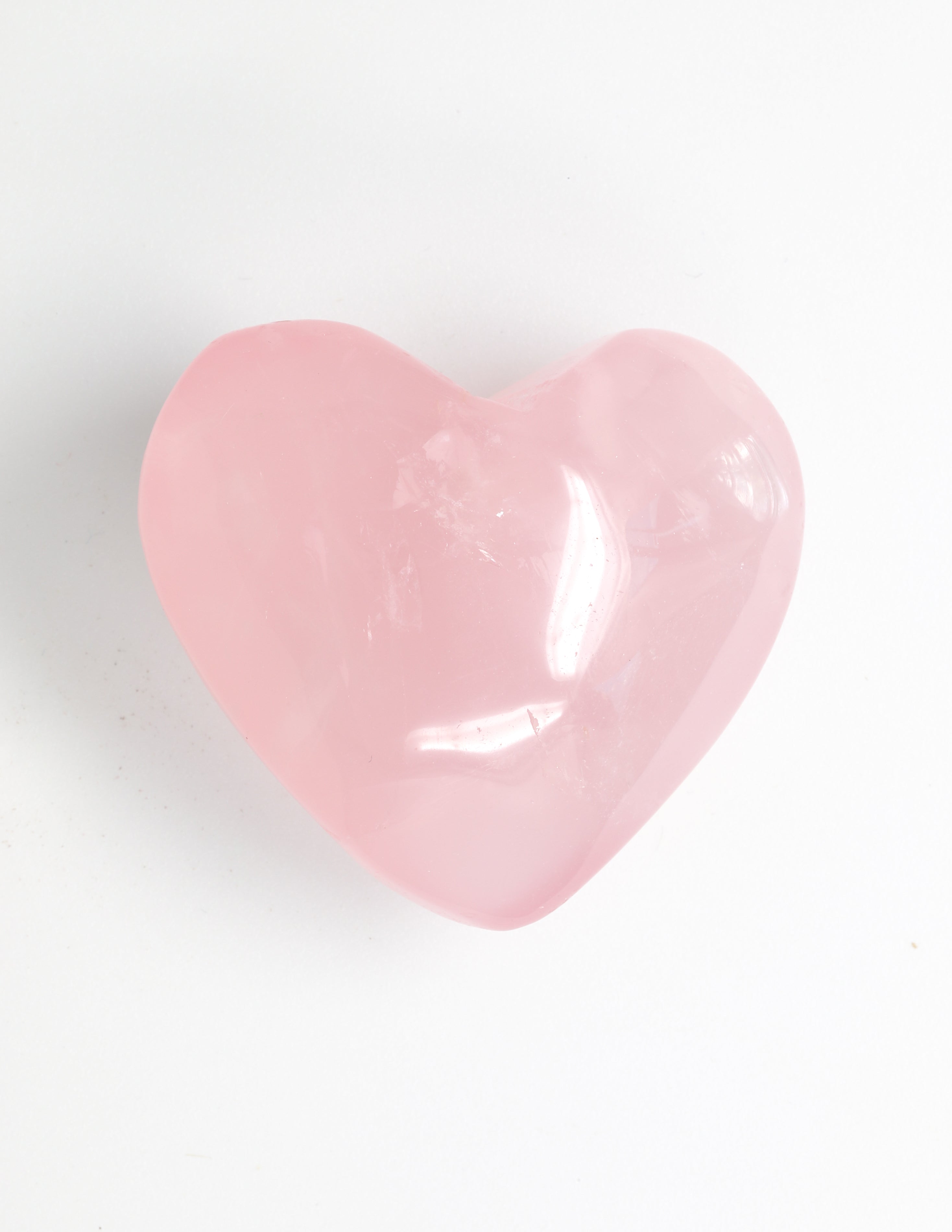 Rose Quartz Heart-Shaped Crystal Rose Quartz Heart-Shaped Crystal