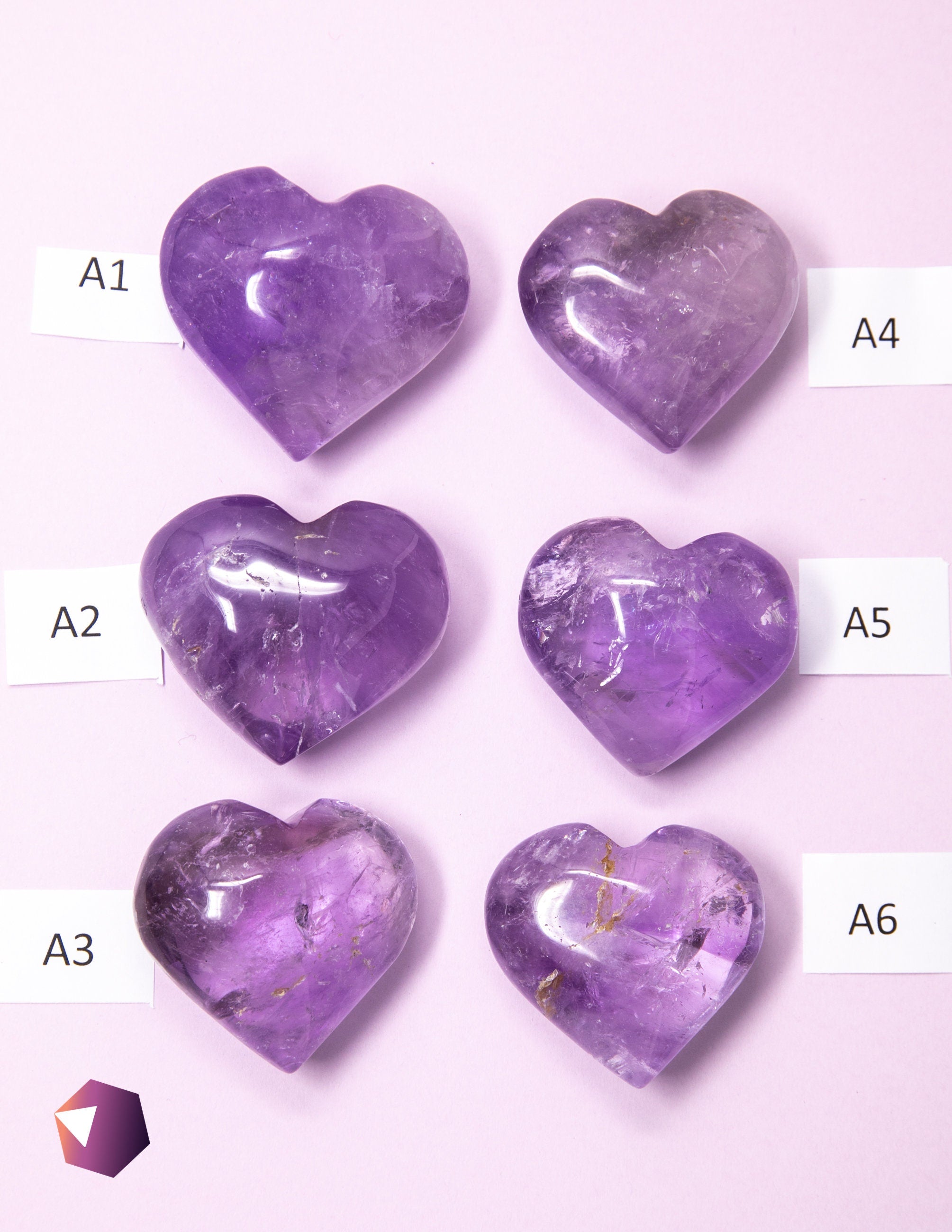 Amethyst Heart Crystal Amethyst Heart Crystal