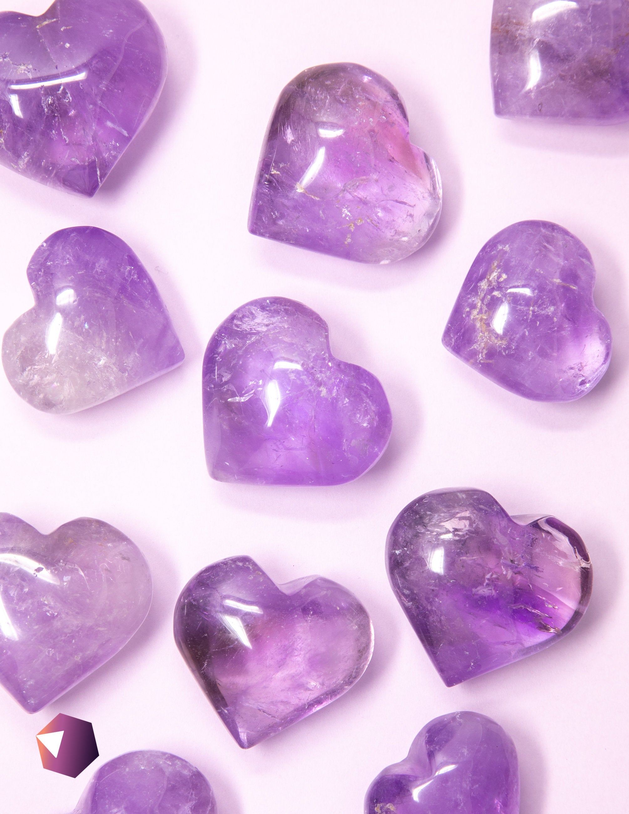 Amethyst Heart Crystal Amethyst Heart Crystal