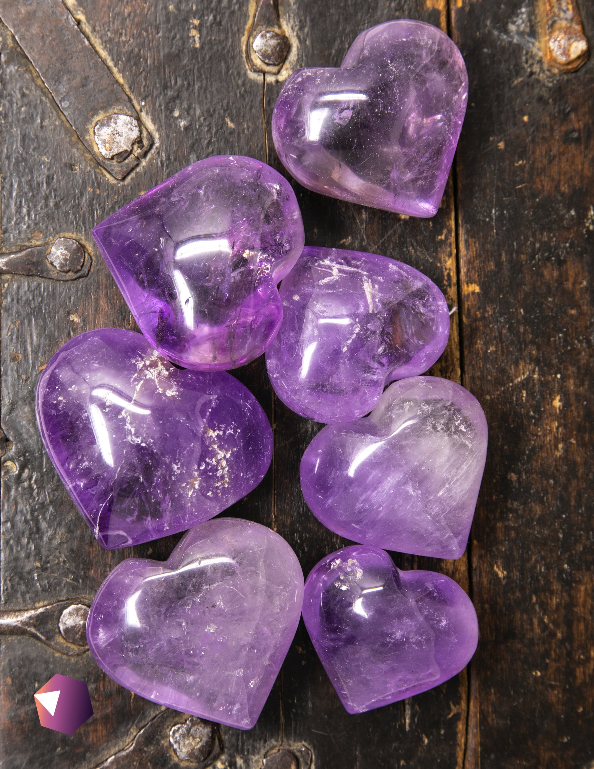 Amethyst Heart Crystal Amethyst Heart Crystal