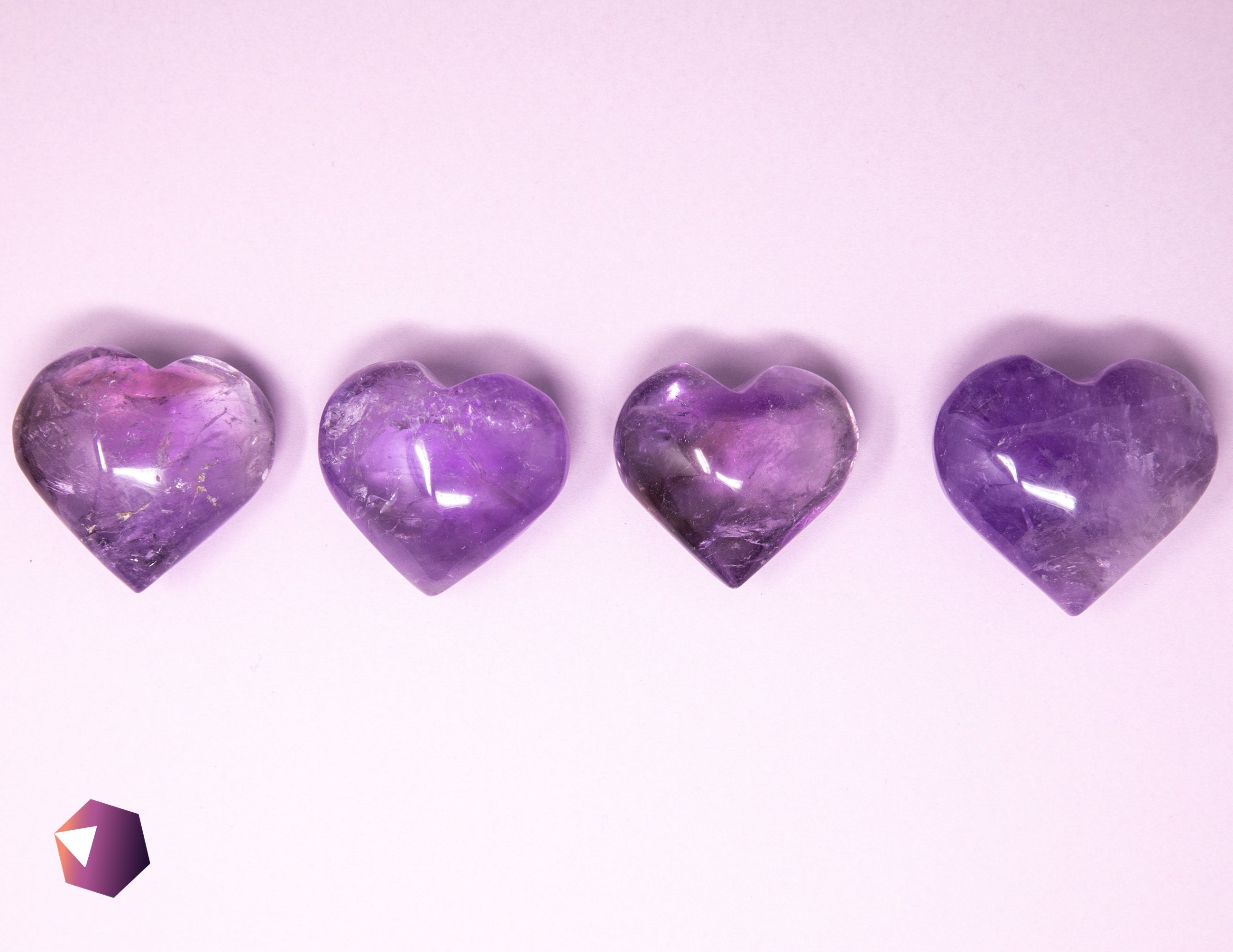 Amethyst Heart Crystal Amethyst Heart Crystal