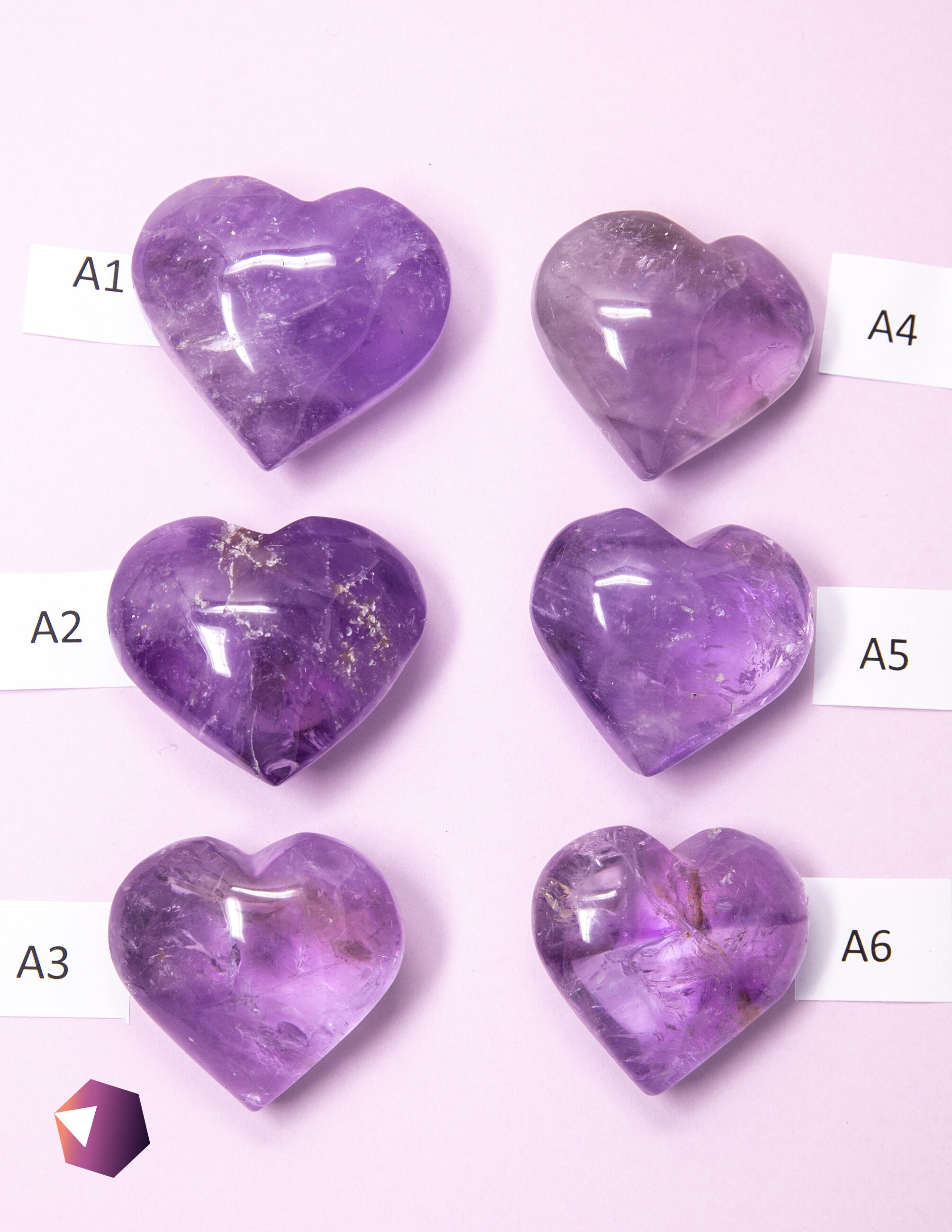 Amethyst Heart Crystal Amethyst Heart Crystal