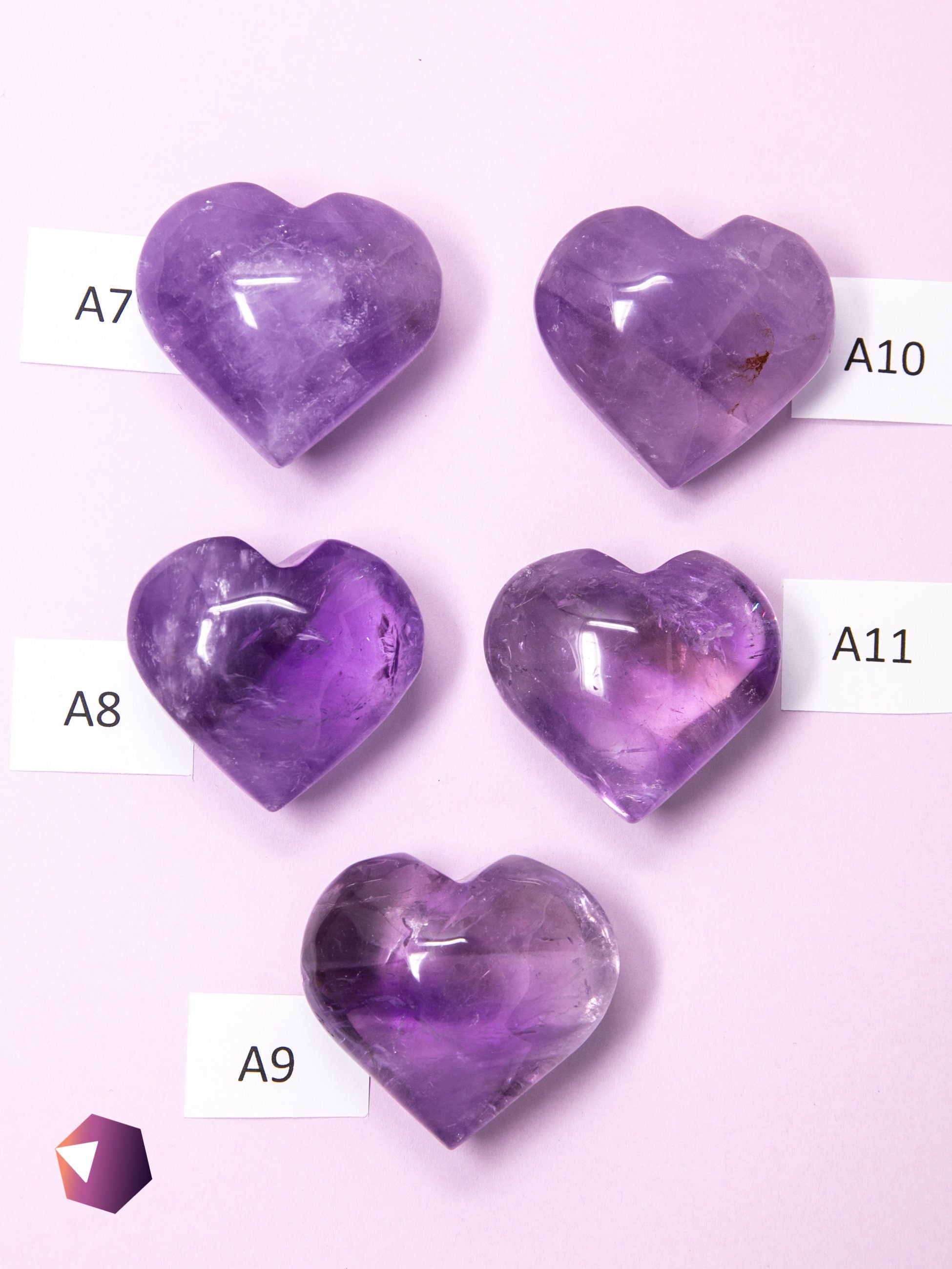 Amethyst Heart Crystal Amethyst Heart Crystal