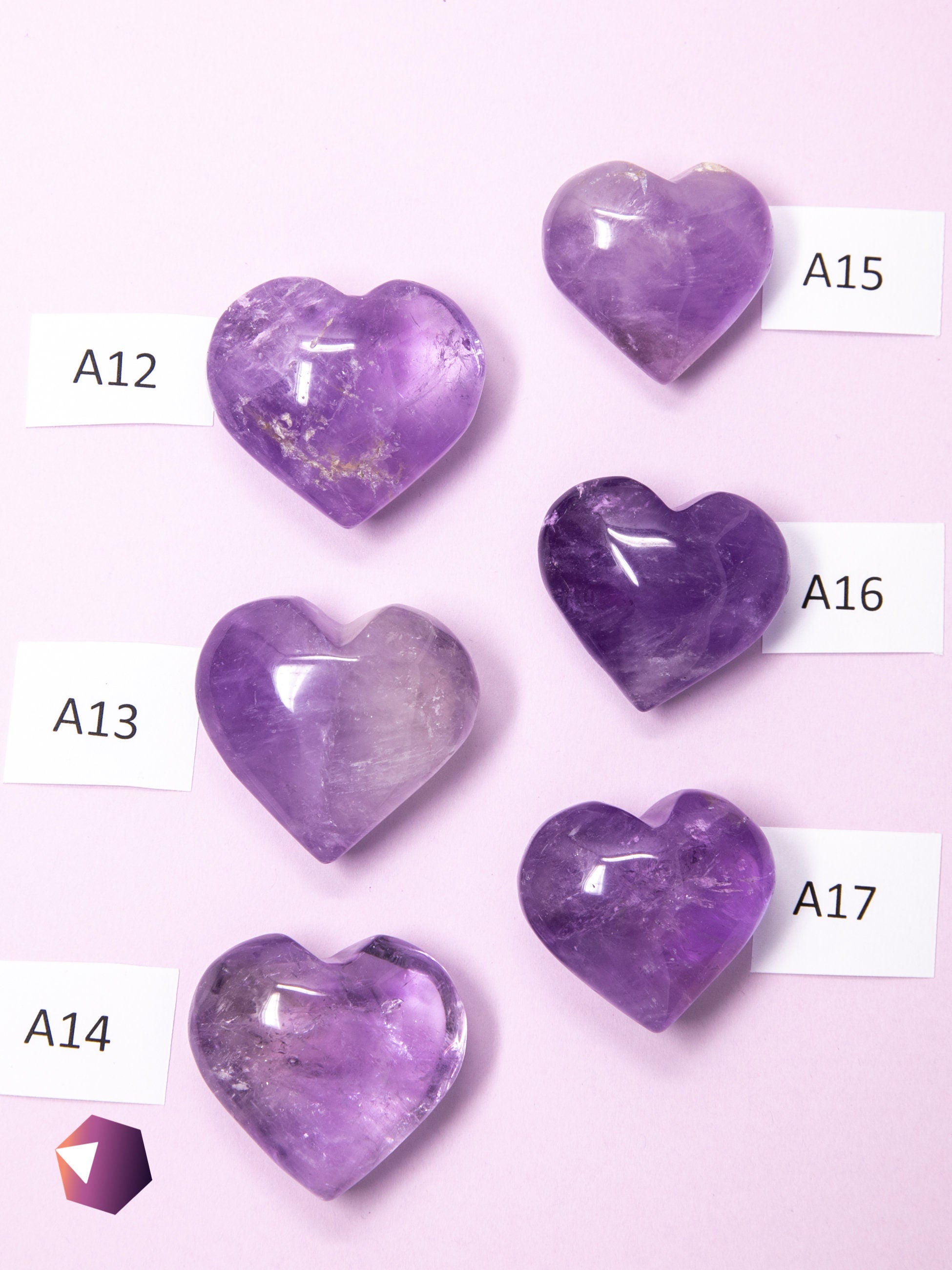 Amethyst Heart Crystal Amethyst Heart Crystal