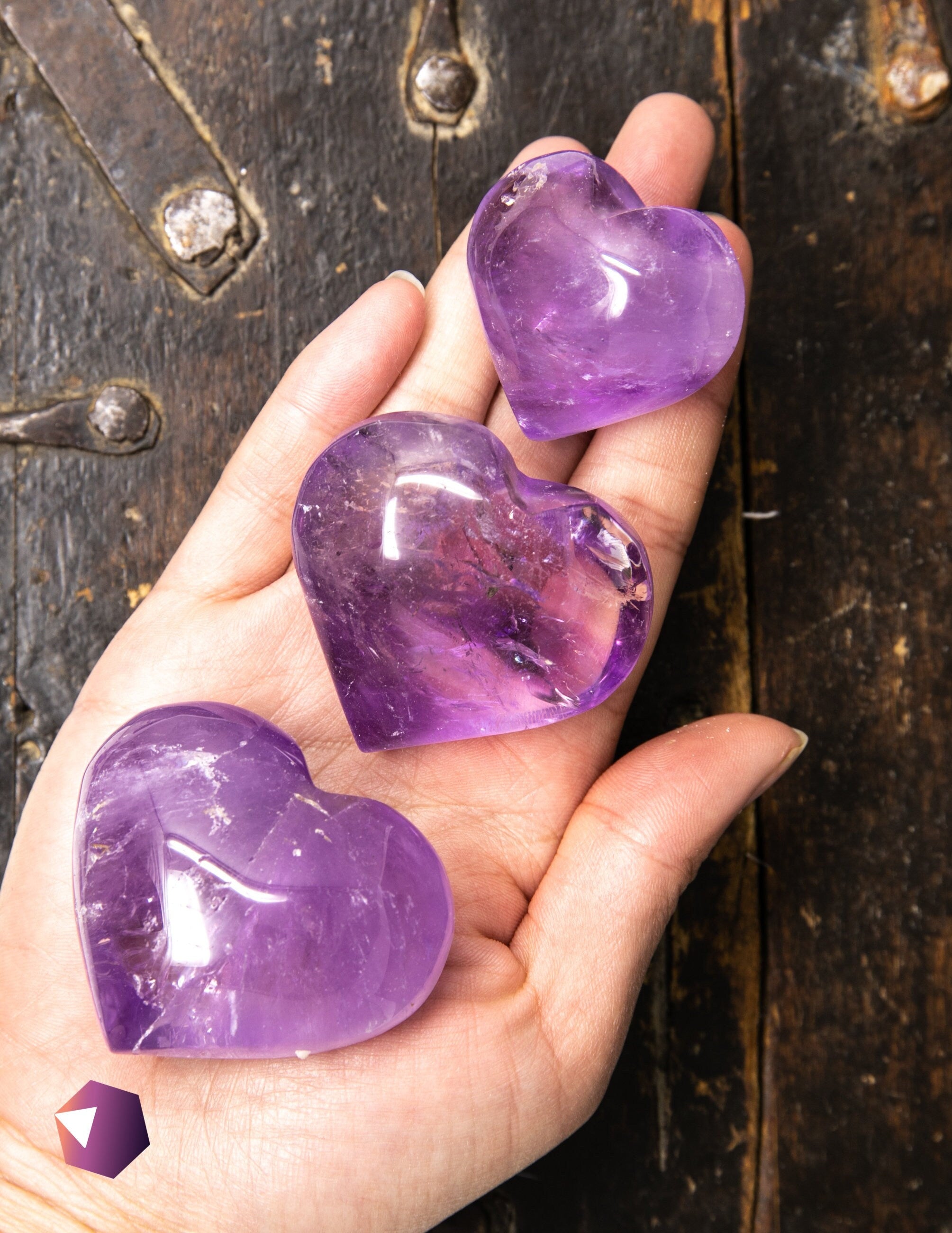 Amethyst Heart Crystal Amethyst Heart Crystal