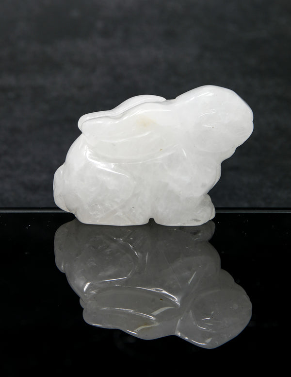 Clear Quartz Rabbit