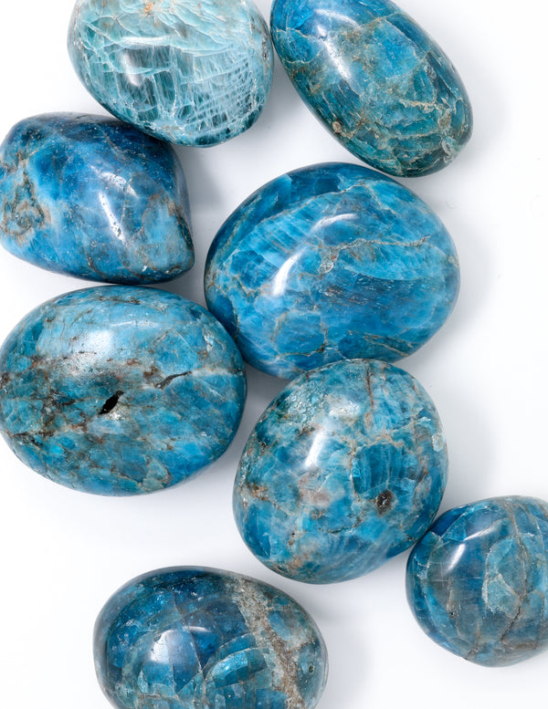 Blue Apatite Palm Stone
