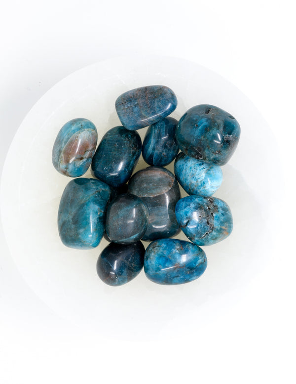 Blue Apatite Pocket Stone