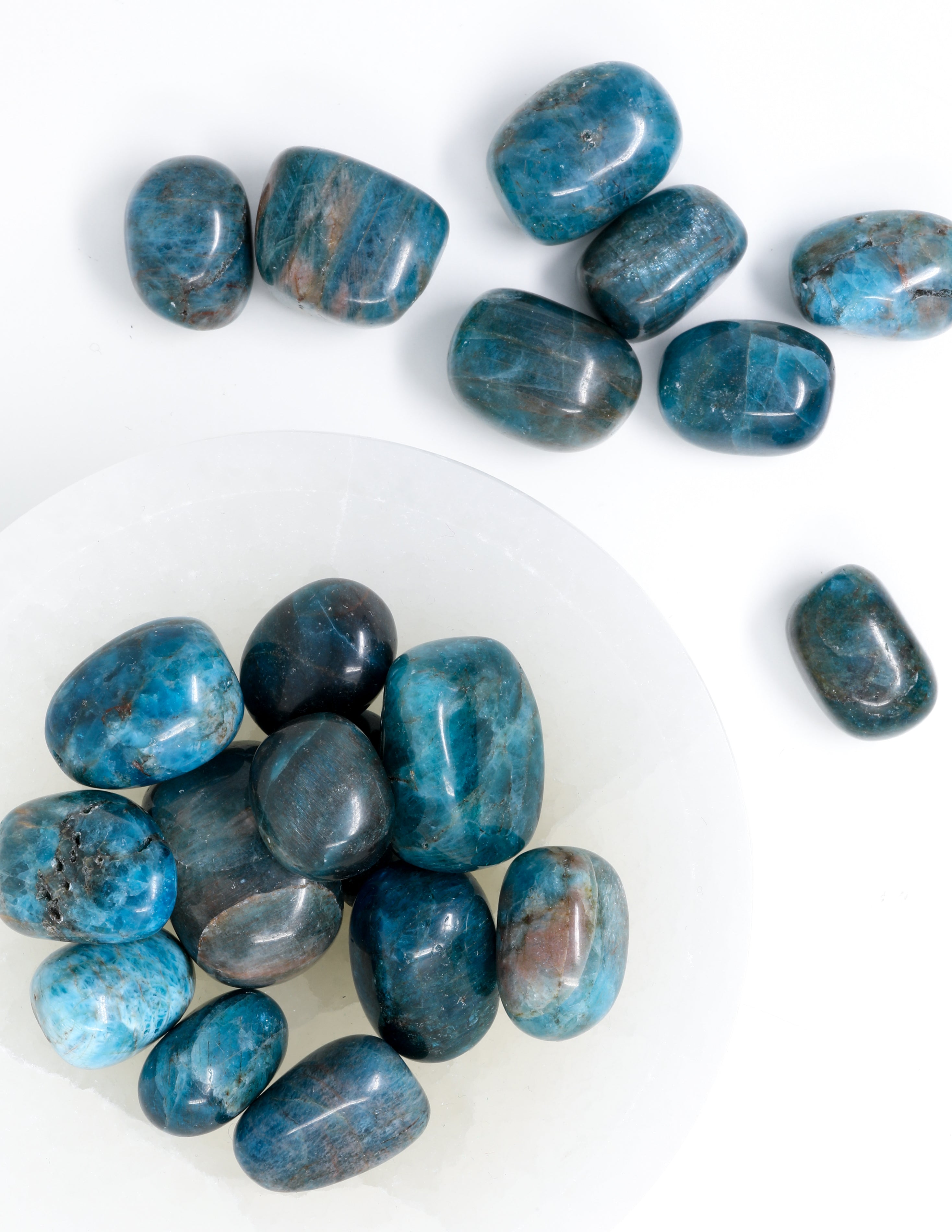 Blue Apatite Pocket Stone