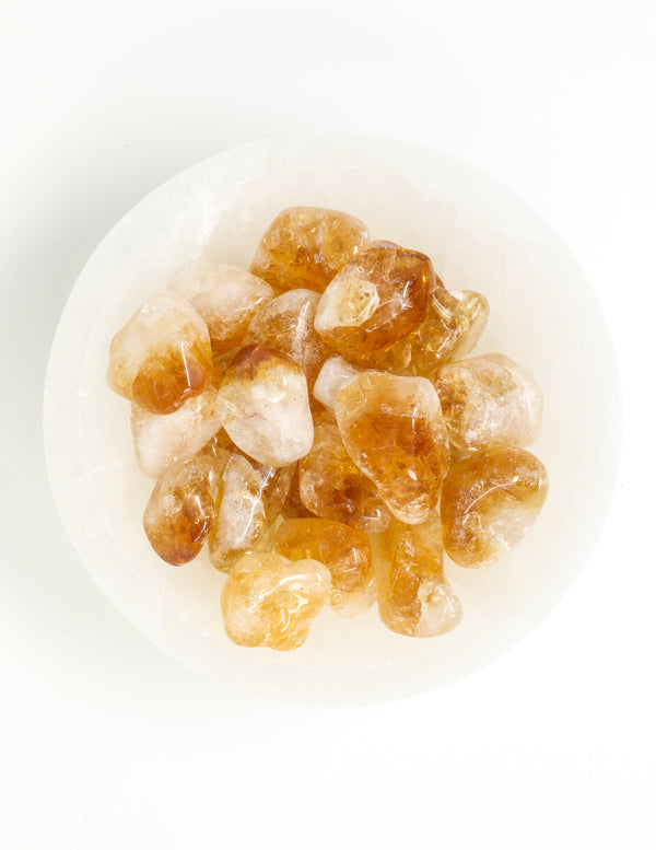 Brazilian Citrine Pocket Stone