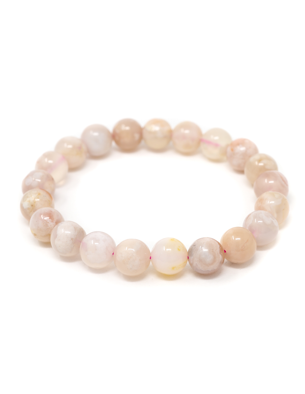Flower Agate Crystal Bracelet