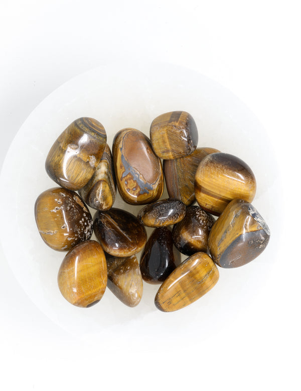 Gold Tiger's Eye Pocket Stone