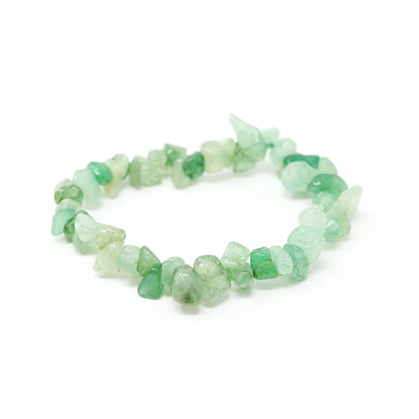 Green Aventurine Chip Bracelet