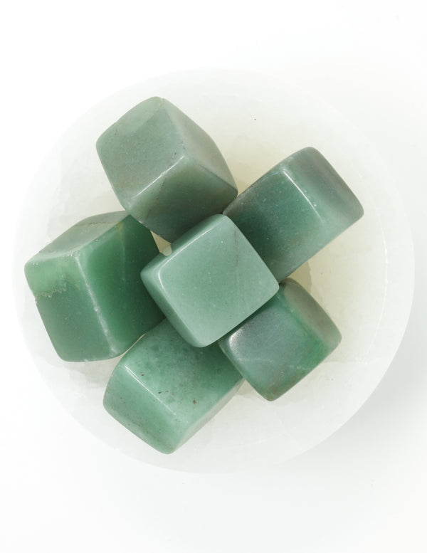 Green Aventurine Cube