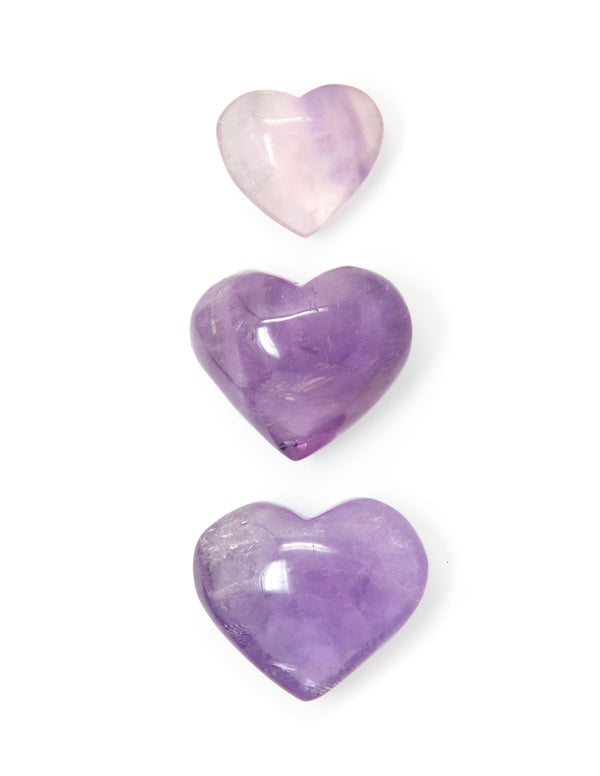 Amethyst Heart Crystal