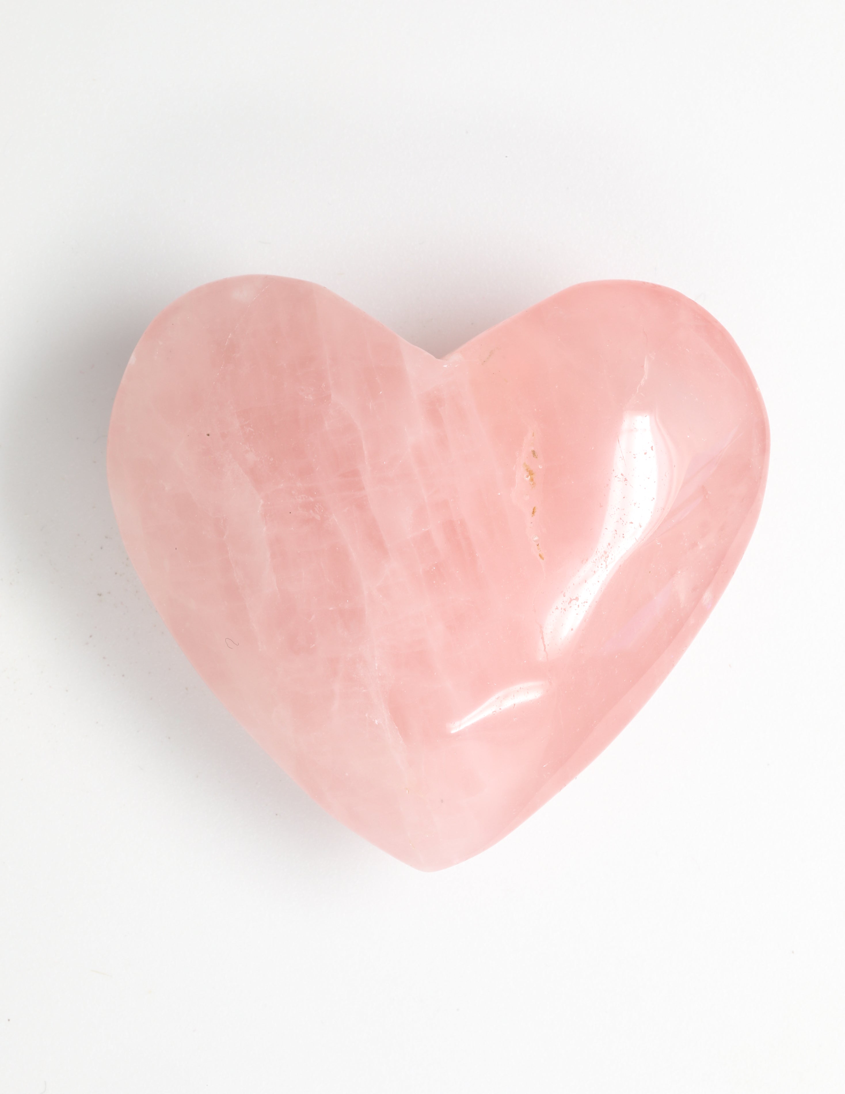 Rose Quartz Heart-Shaped Crystal