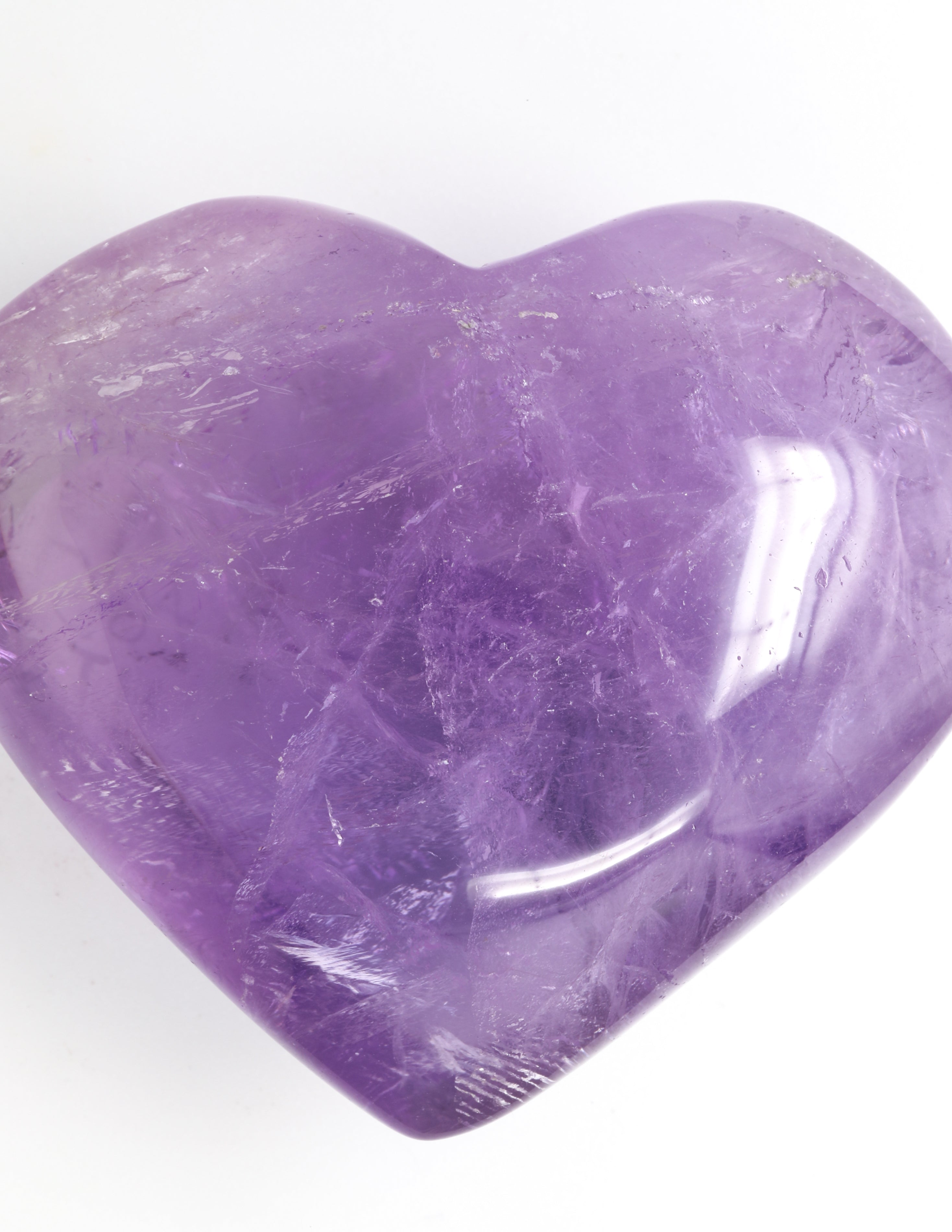 Amethyst Heart Crystal