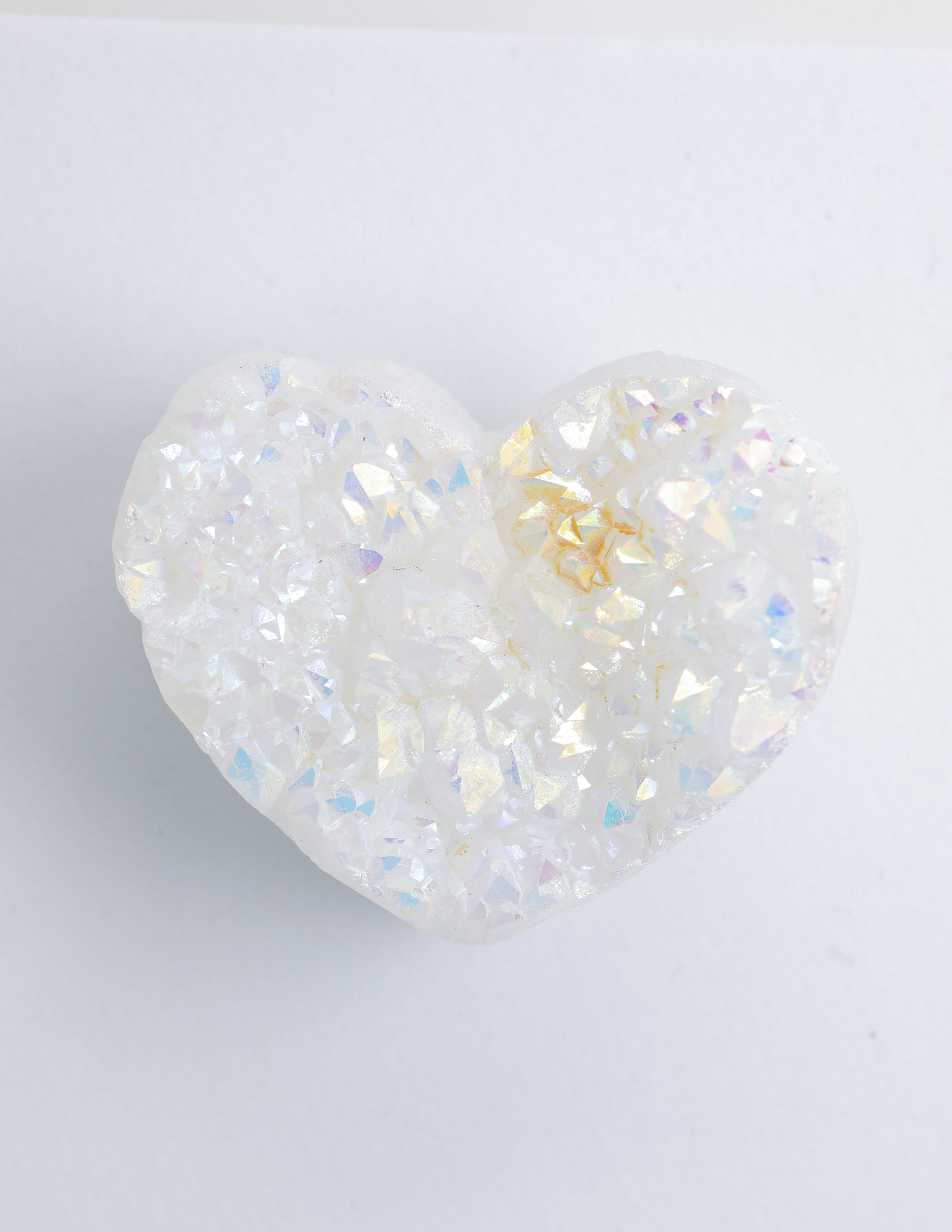 Selenite Heart-Shaped Crystal