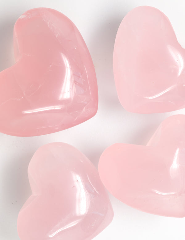 Rose Quartz Heart-Shaped Crystal
