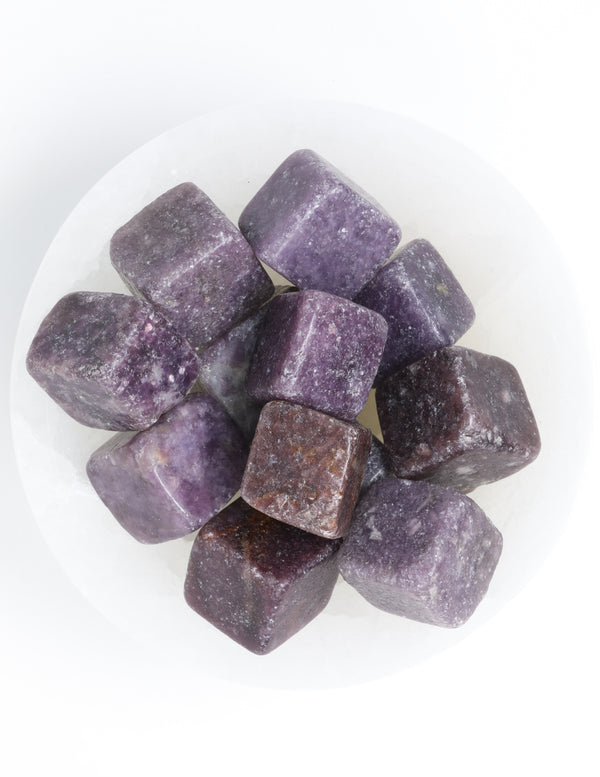 Lepidolite Cube