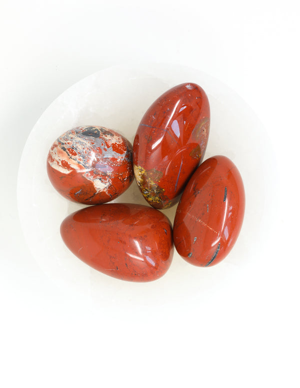 Red Jasper Palm Stone
