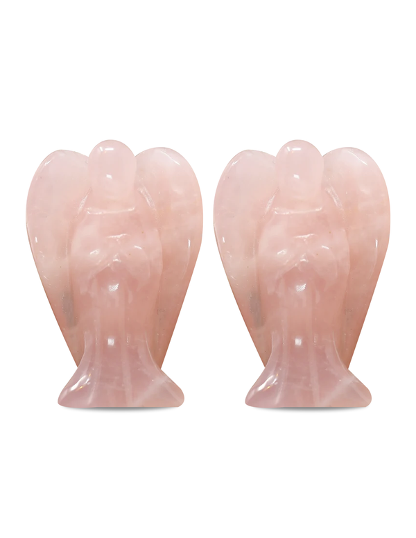 Rose Quartz Angel Figurine