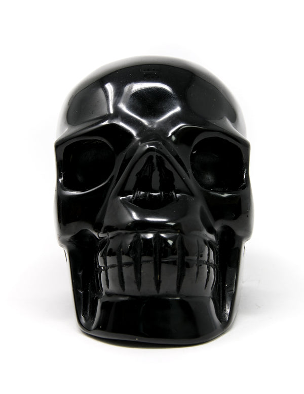 Gold Obsidian Skull Large