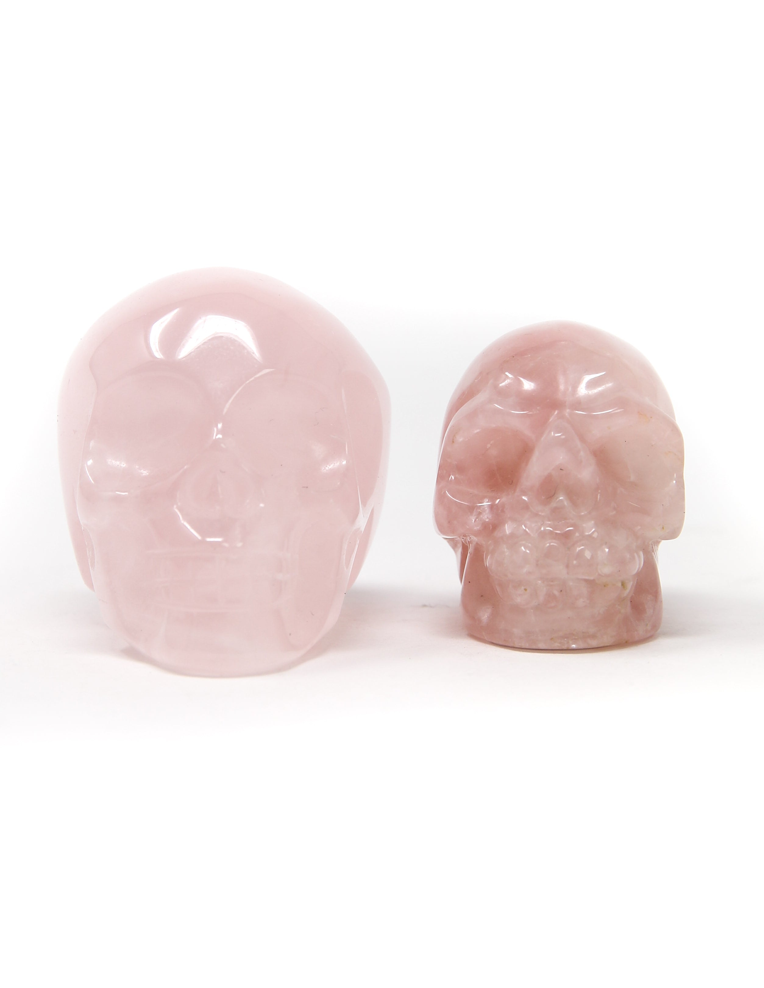 Rose Quartz Skull Medium