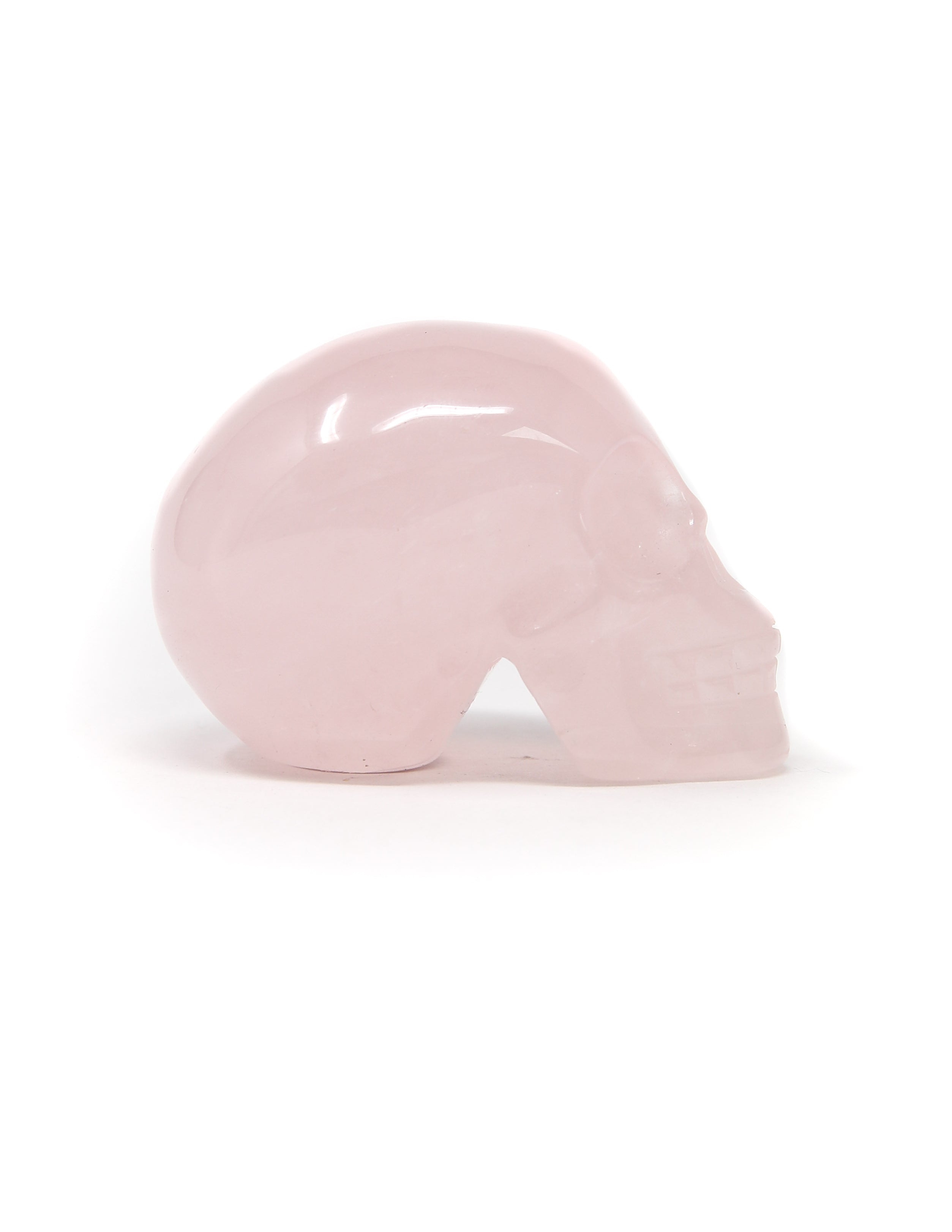 Rose Quartz Skull Medium