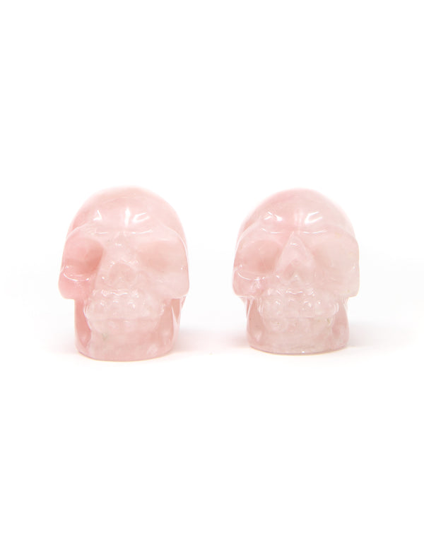 Rose Quartz Skull Small