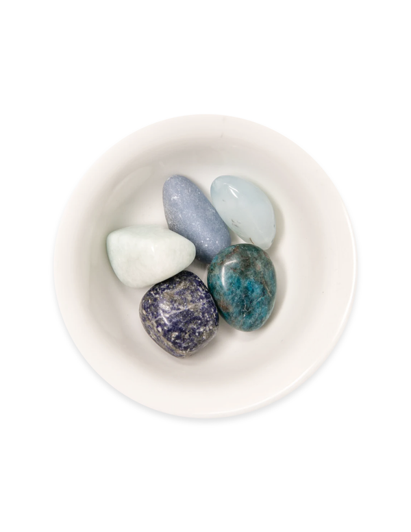 Throat Chakra Crystal Pack