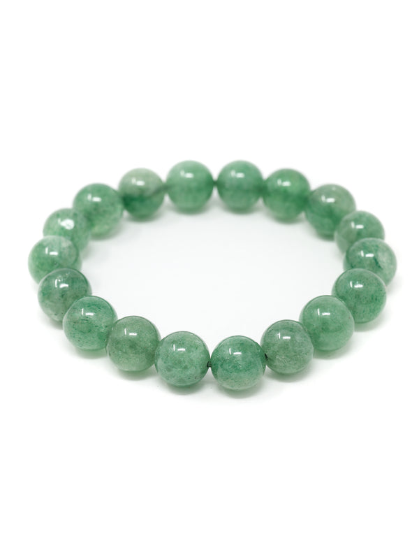Green Strawberry Quartz Bracelet
