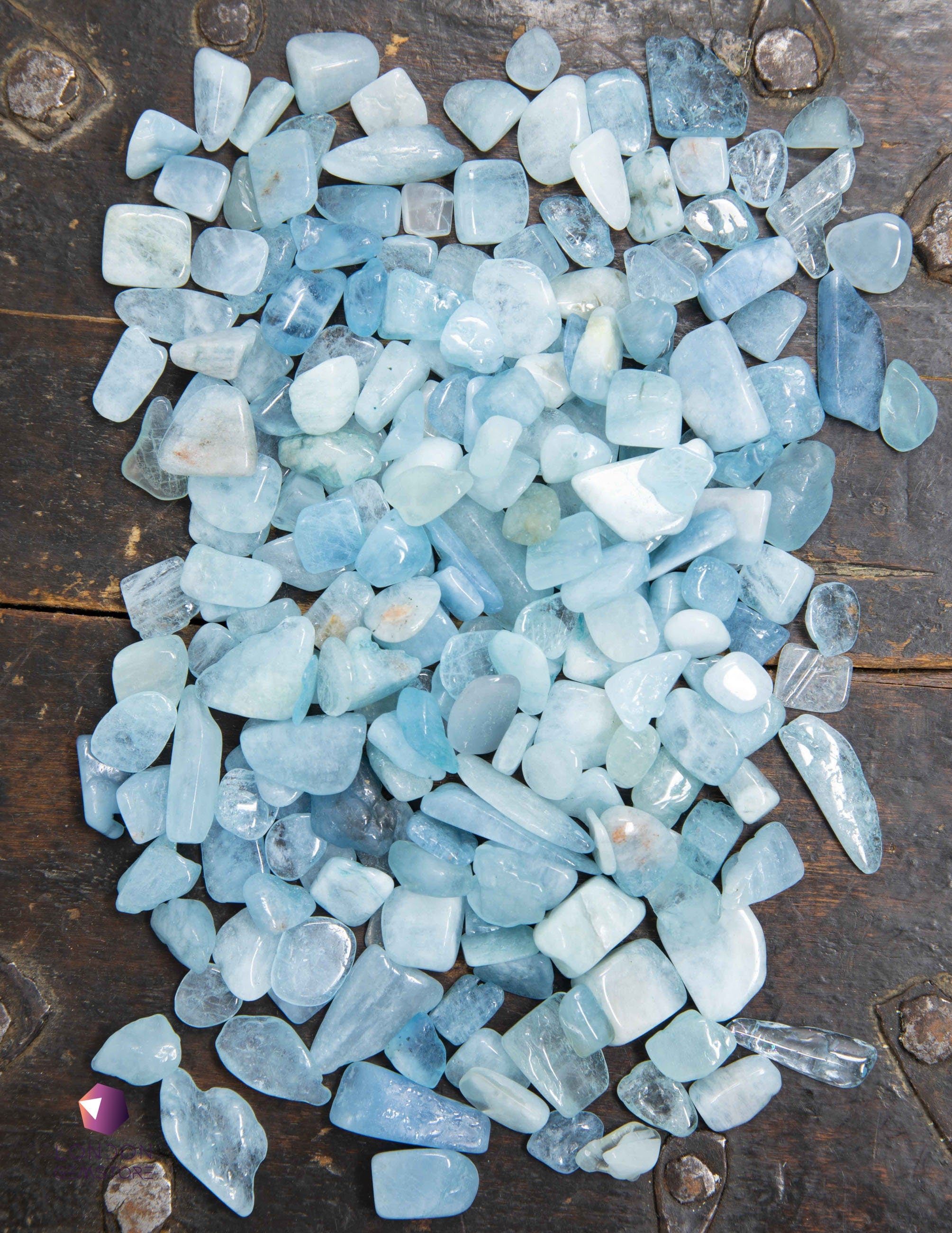 Aquamarine Crystal Gravel for Aquarium Decor