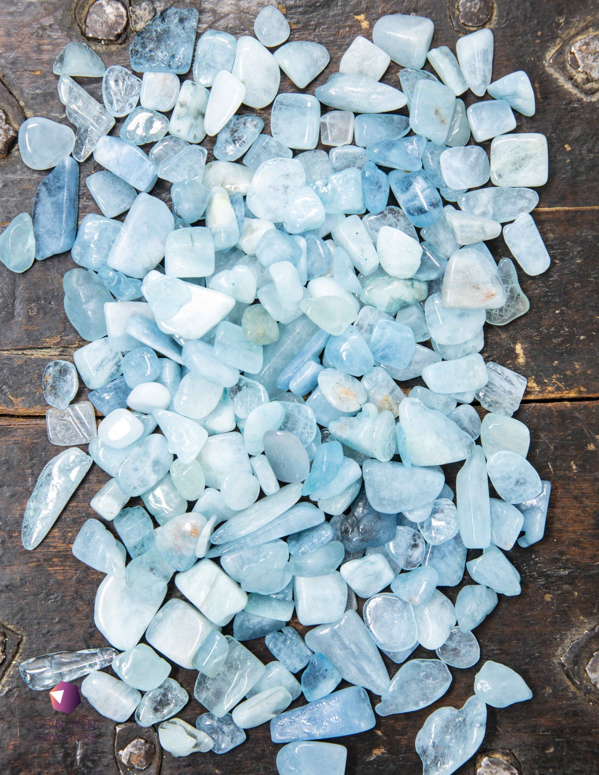 Aquamarine Crystal Gravel for Aquarium Decor