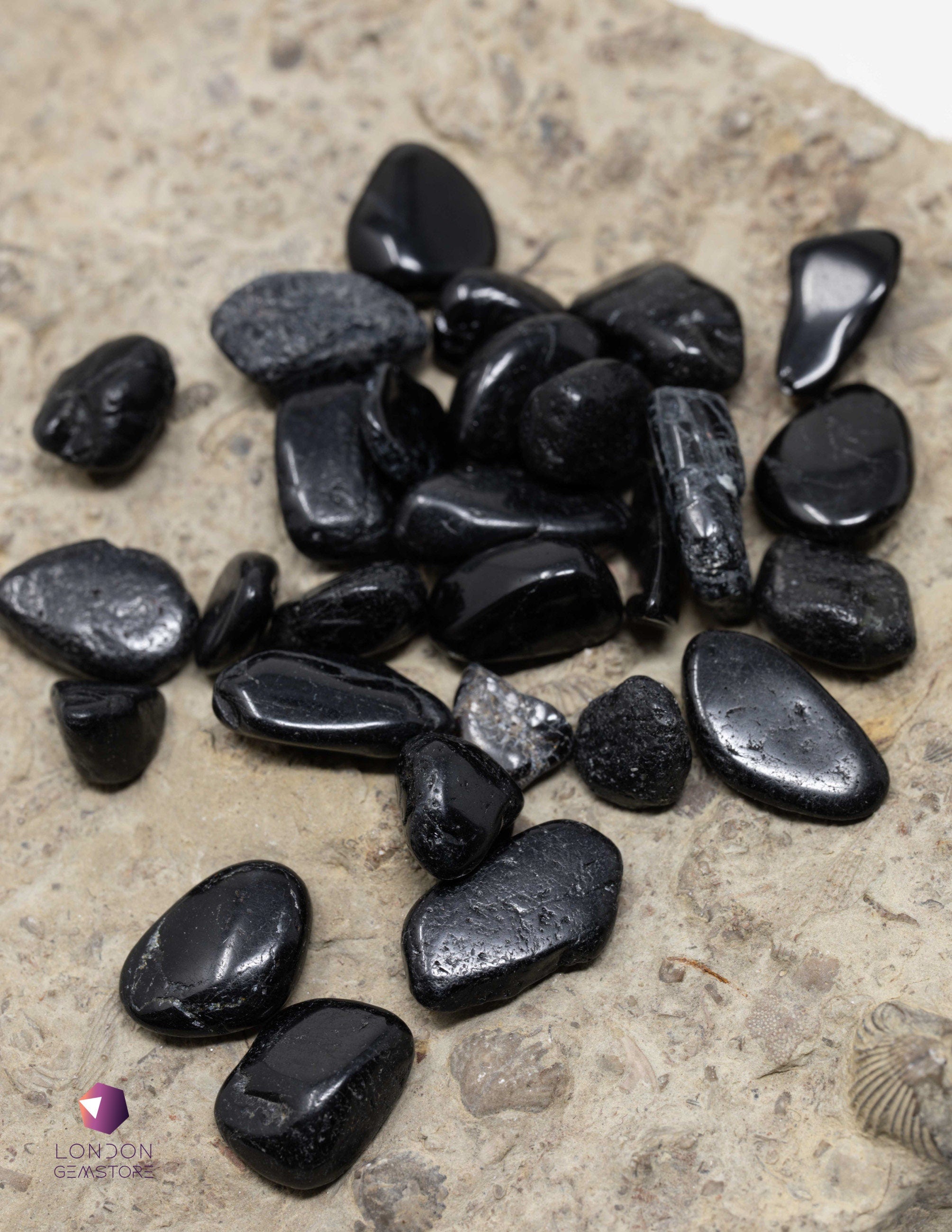 Black Tourmaline Crystal Gravel for Anxiety